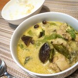 グリーンカレーペーストで作るグリーンカレー